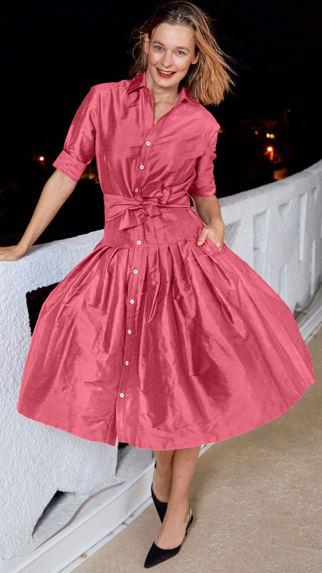 Mrs Maisel Pink Silk