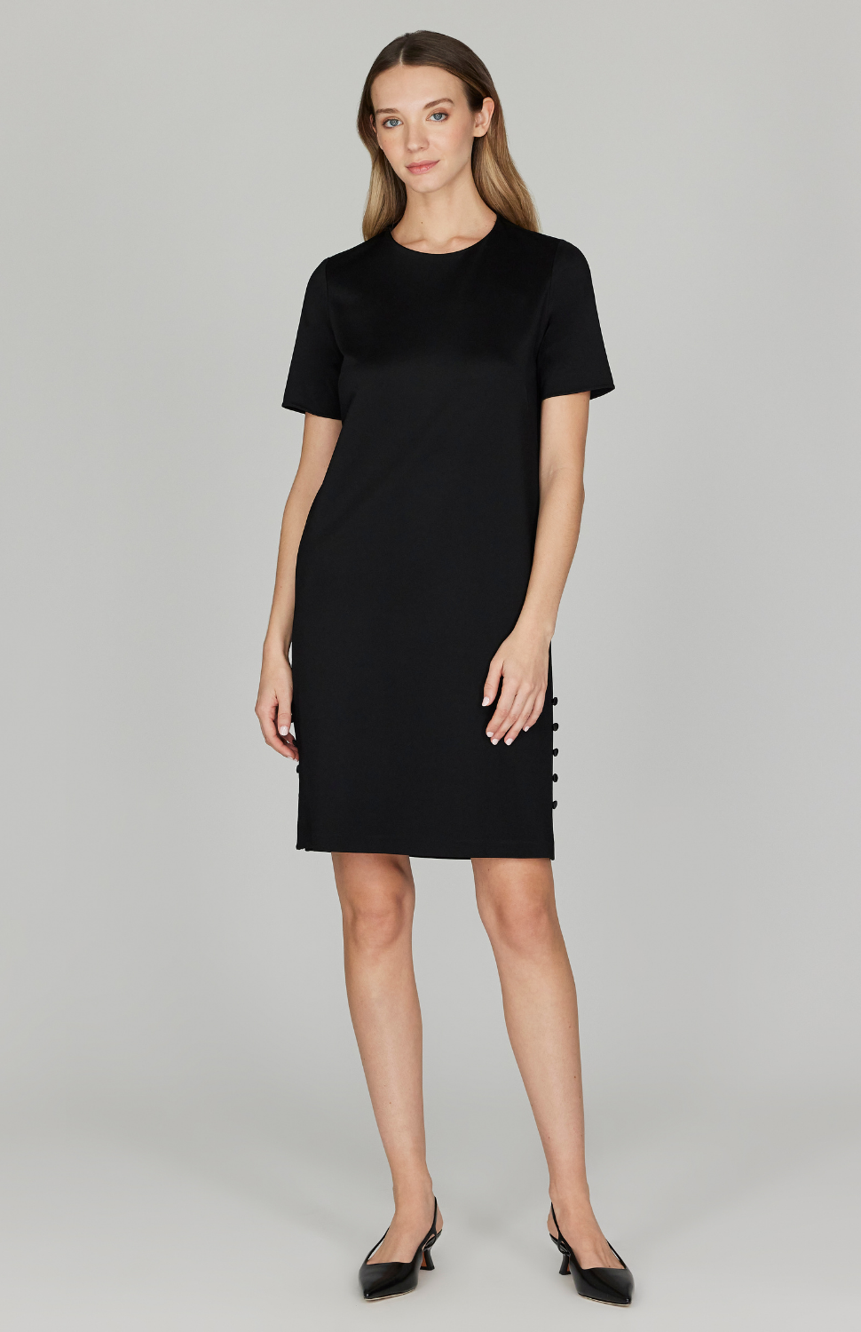 white christmas dresses Gabrielle Matte Jersey Midi 0 / Black