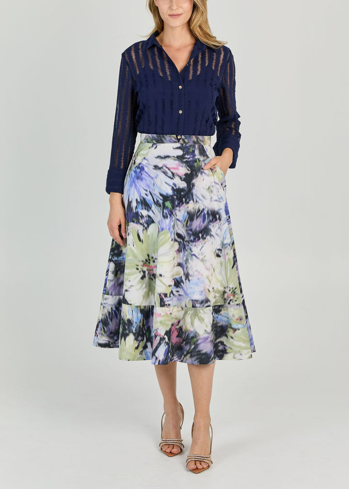 ARTISTA FLORAL PRINT SKIRT