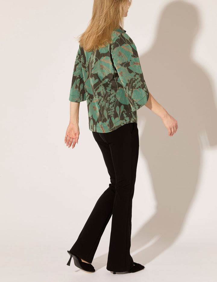 Dutch Floral Print Blouse