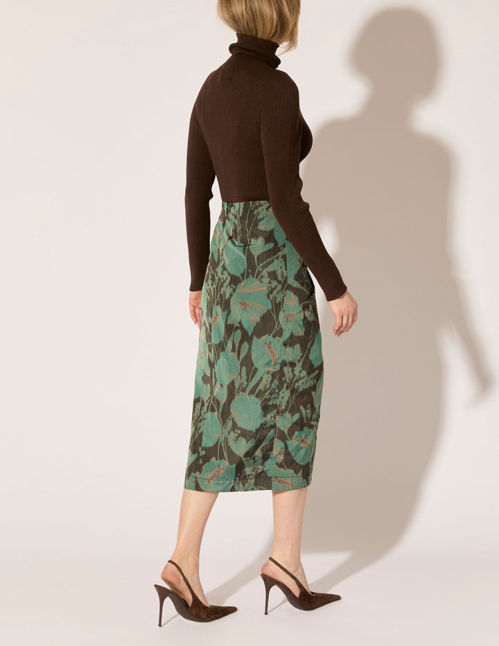 Dutch Floral Print Skirt
