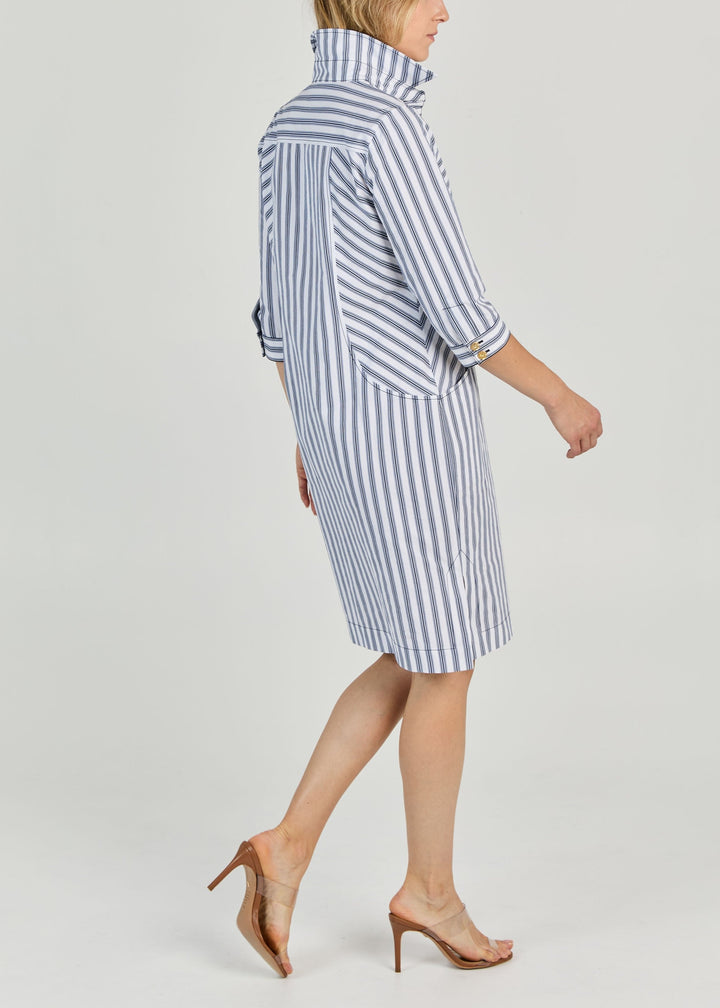 CABANA STRIPE SHIFT DRESS