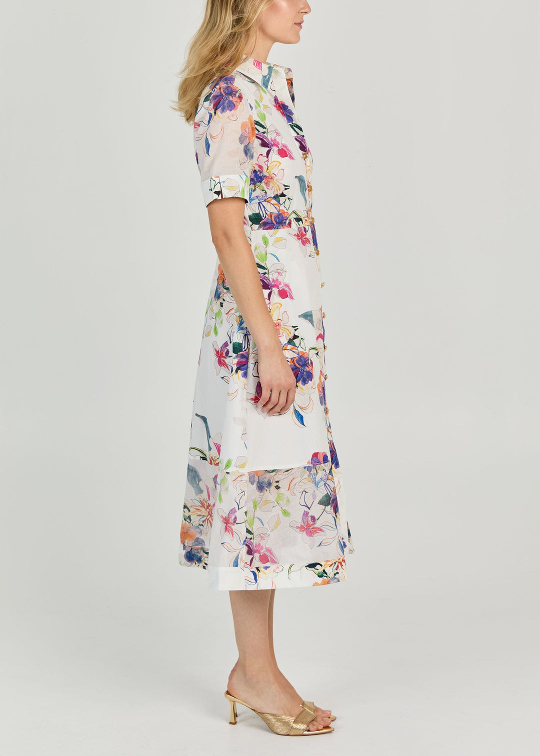 RAMO DE FLORES PRINT DRESS