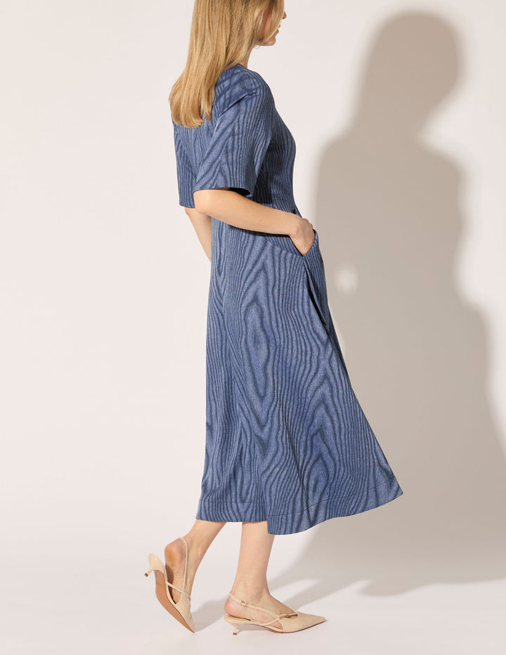Moire Denim Dress - PREORDER