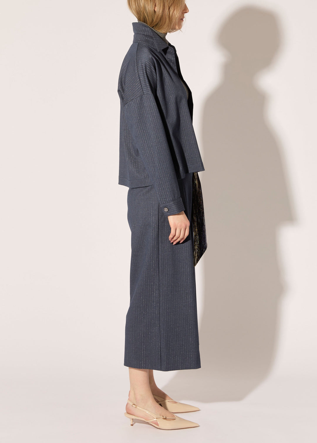 Twinkle Pinstripe Culottes - PREORDER