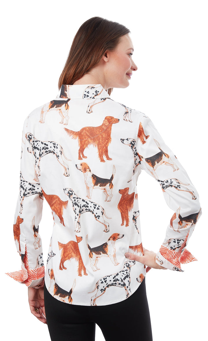 Rome Shirt Doggies Print XS / 402-S866-XS