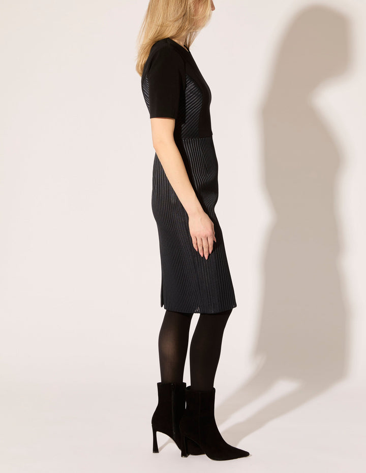Linear Mesh Sheath Dress - PREORDER