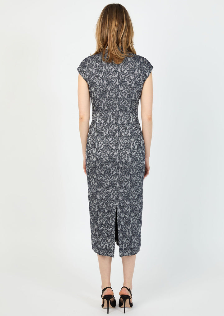 DUOMO LACE JACQUARD DRESS