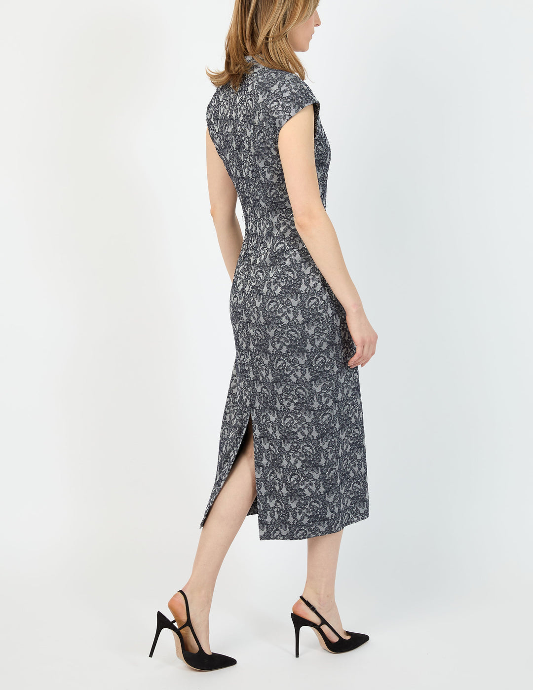 DUOMO LACE JACQUARD DRESS