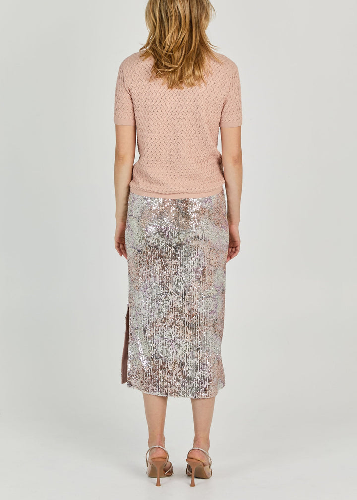 TEMPO SEQUINS MIDI SKIRT - SHIPS 3.31