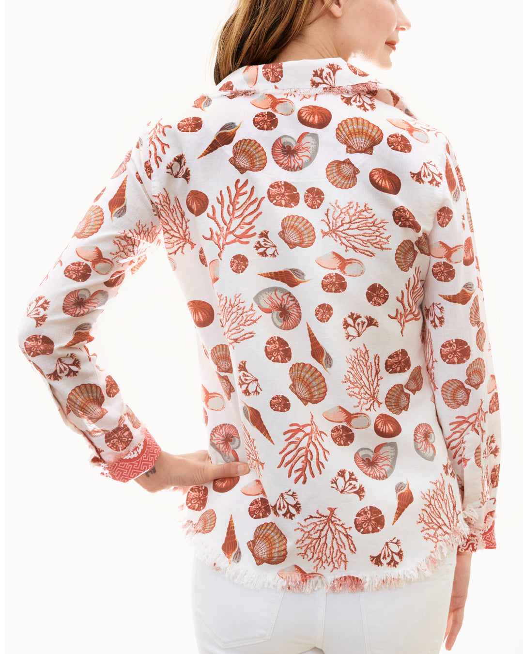 Cape Cod Top Pink Sealife XS / 4949-S430