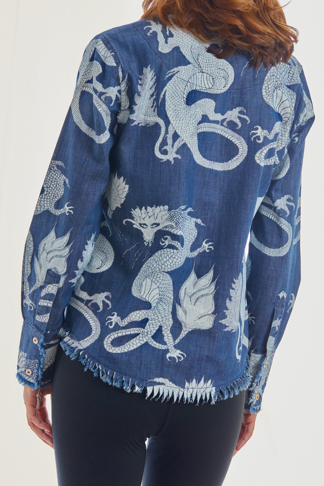 Cape Cod Shirt Denim with our Gorgeous Print