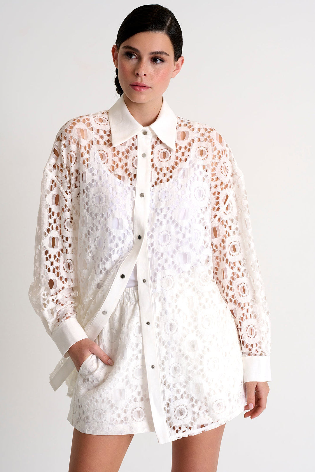 Modern Lace Shirt - 52443-83-020