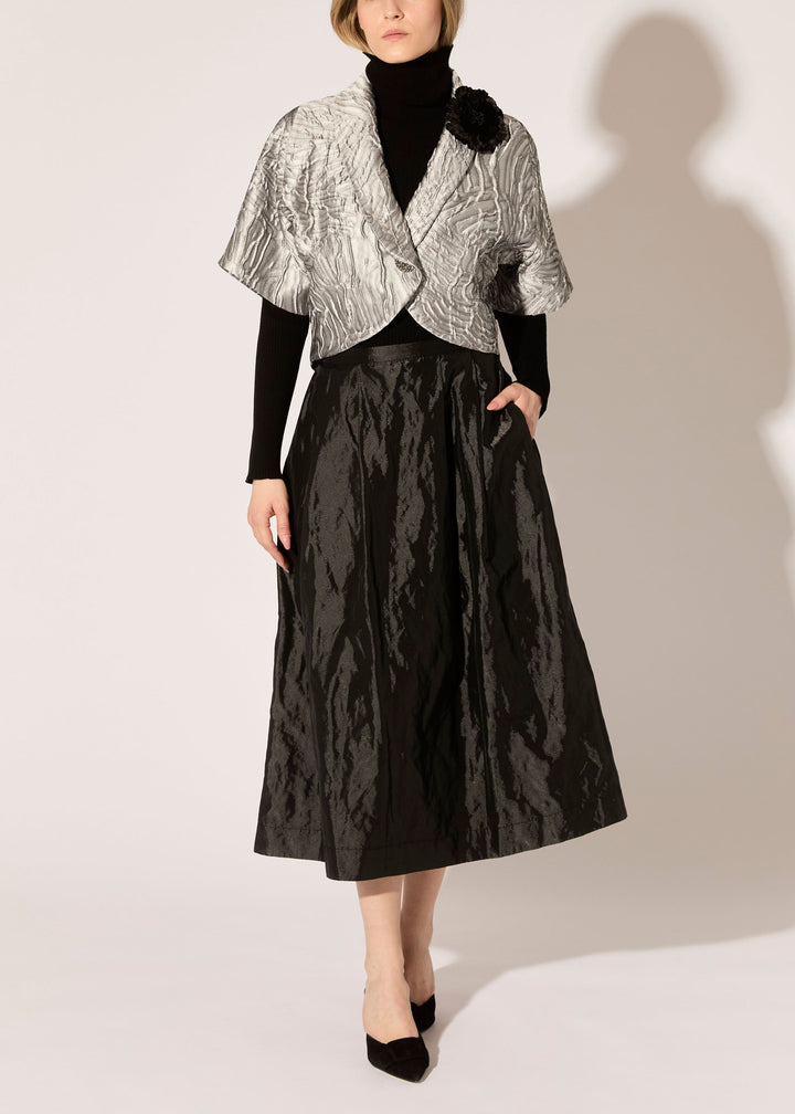 Metallic Taffeta Skirt - PREORDER