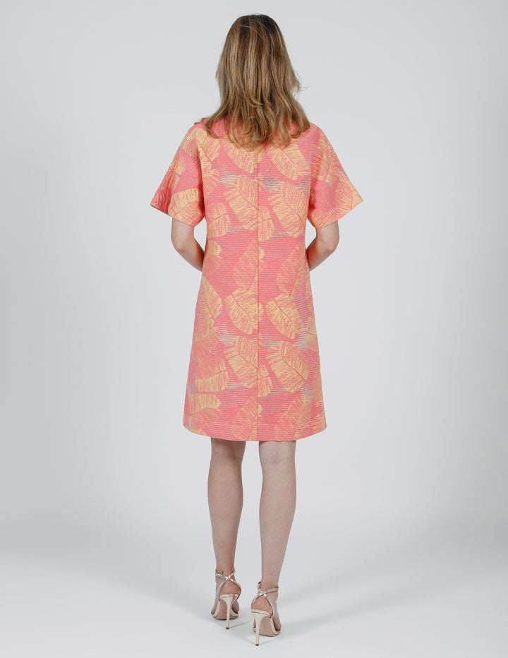 MARSEILLE JACQUARD SHIFT DRESS