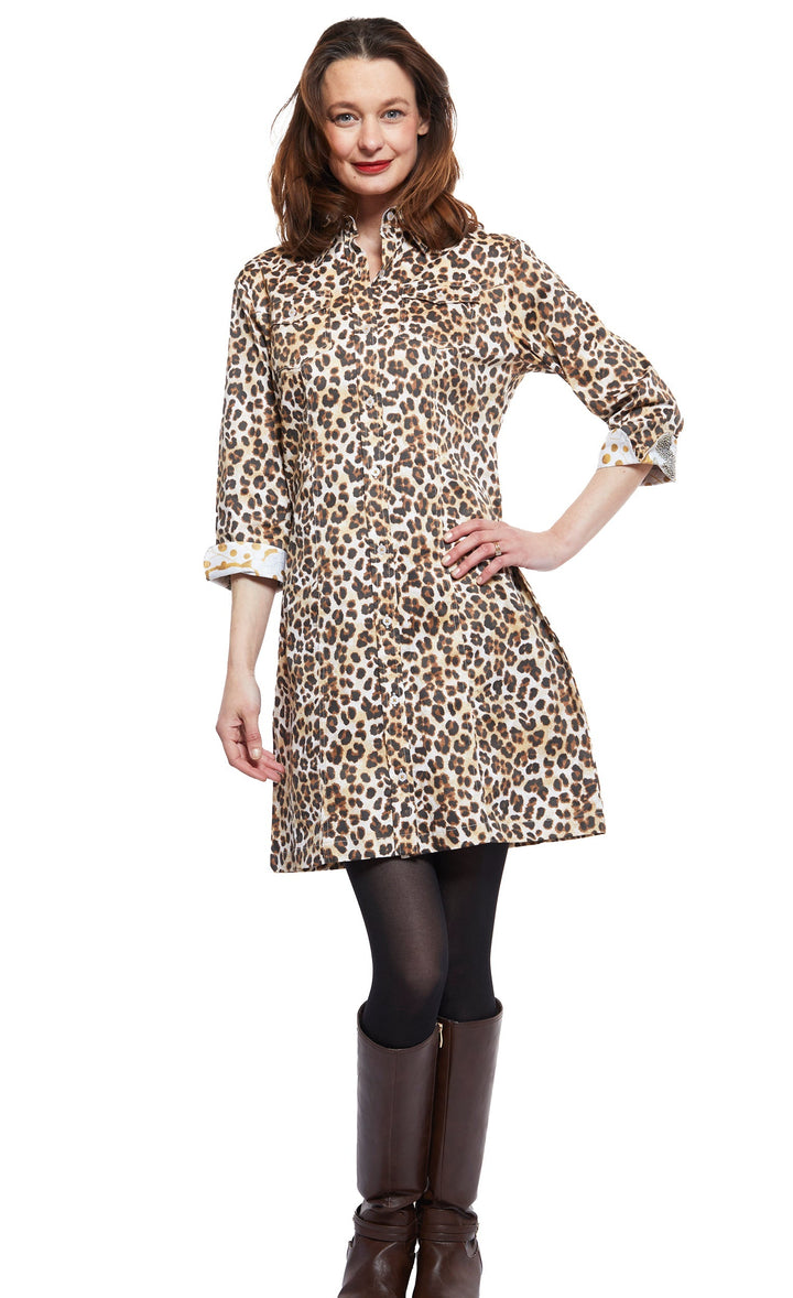 Sag Harbor Dress Classic Cheetah Print XS / 611-F924