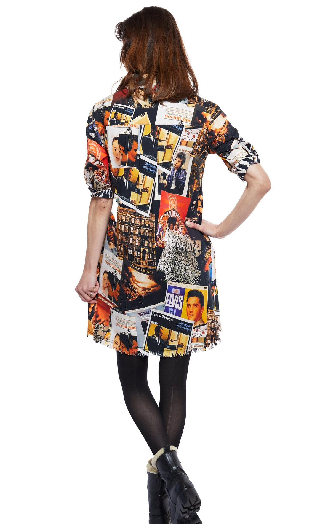 Chatham Dress Rock And Roll Print XS / 615A-F806