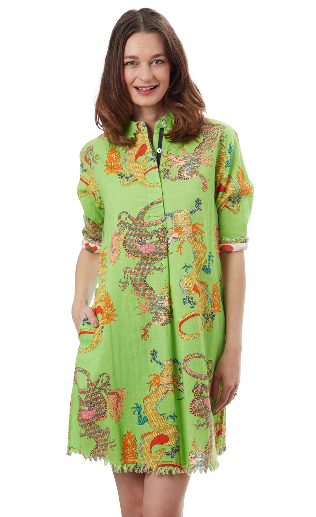 Chatham Dress Green Dragon XS / 615A-R952