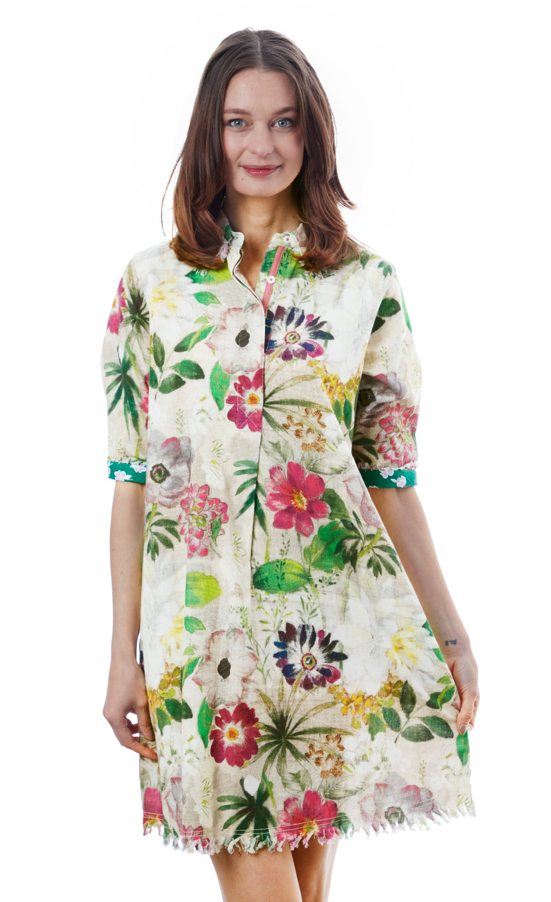 Chatham Dress Botanical Print XS / 615A-S730-XS