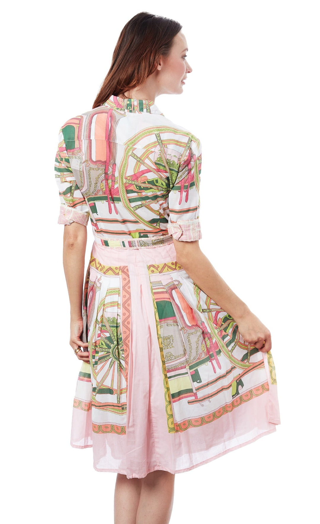 Mrs Maisel Pink Wheel Dress XS / 663-R1612