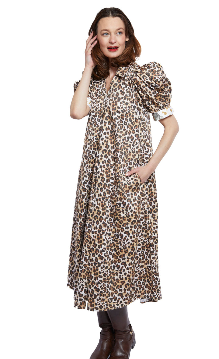 Montauk Dress Classic Cheetah Print XS / 6657-F924