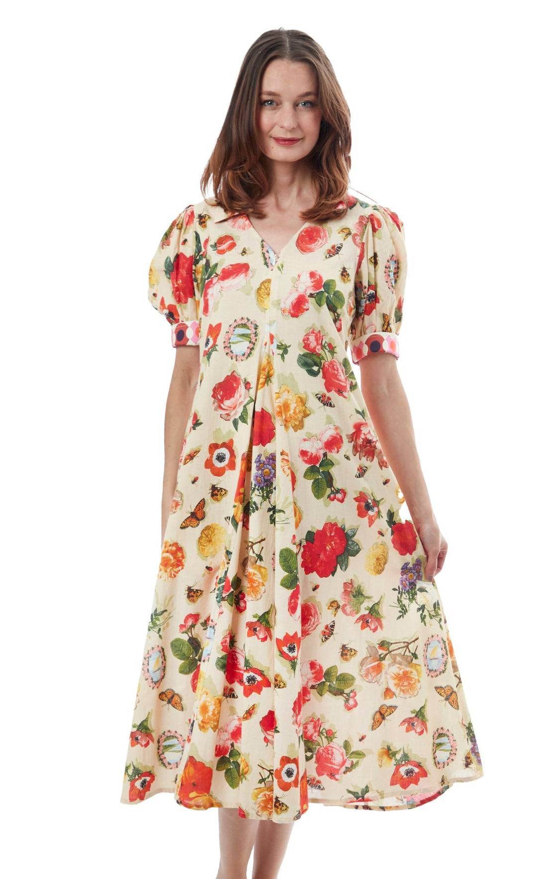 Montauk Dress Botanical Floral XS / 6657-R918