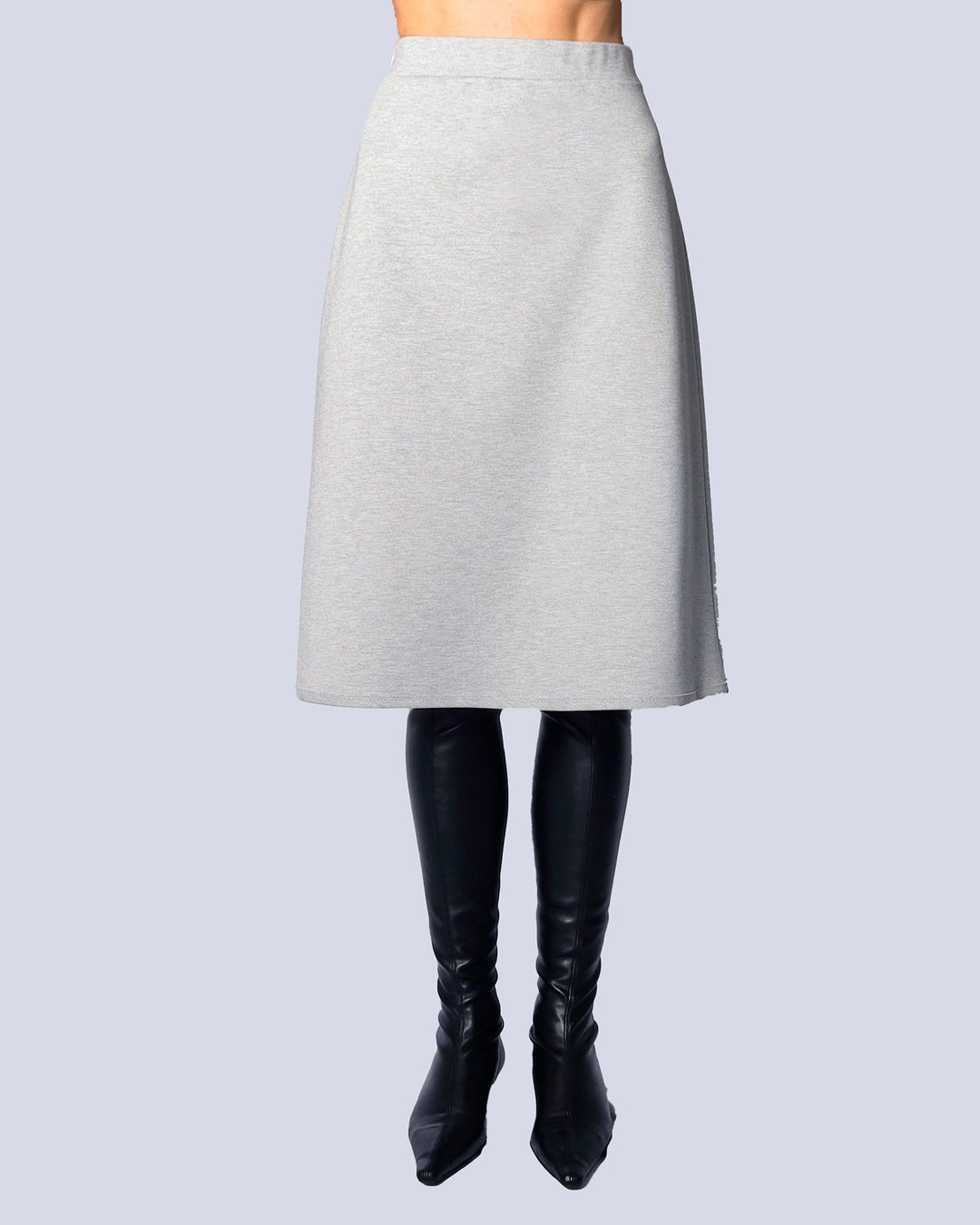 Maison Marie Saint Pierre | Skirt | HOKULANI | Light Grey Mixte 