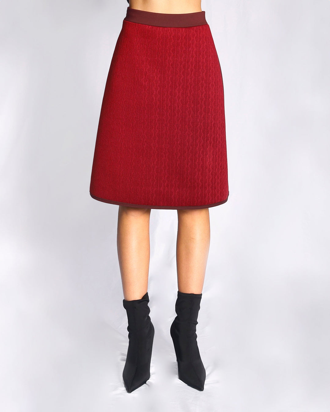 Maison Marie Saint Pierre | Skirt | HIZOR | Garnet