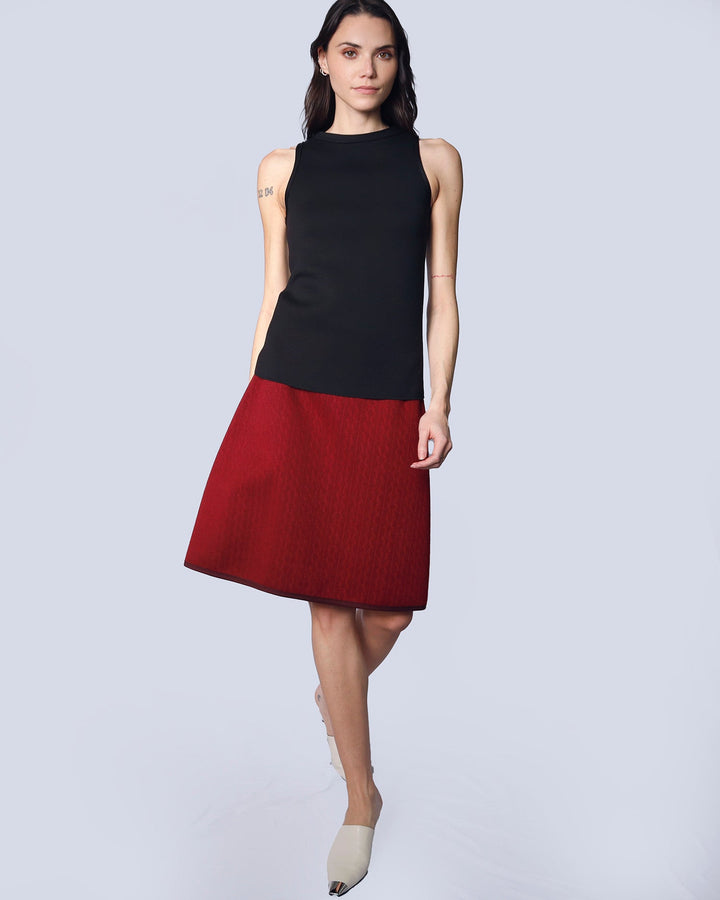 Maison Marie Saint Pierre | Skirt | HIZOR | Garnet