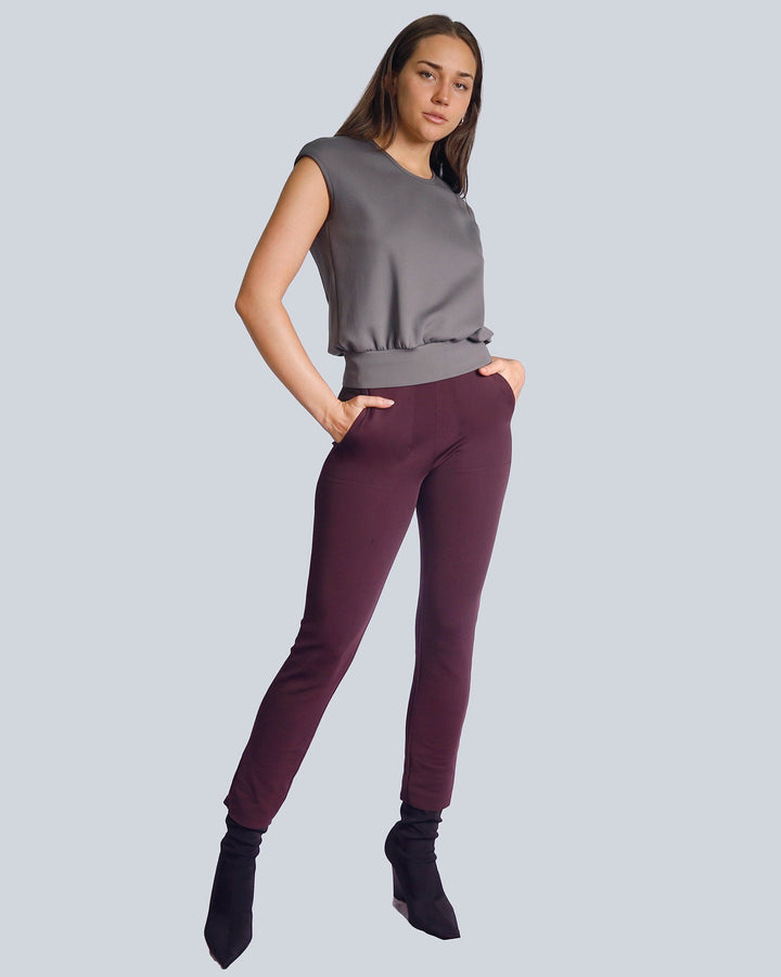 Maison Marie Saint Pierre | Top | OKA3 | Pewter | Pants | HILL | Plum