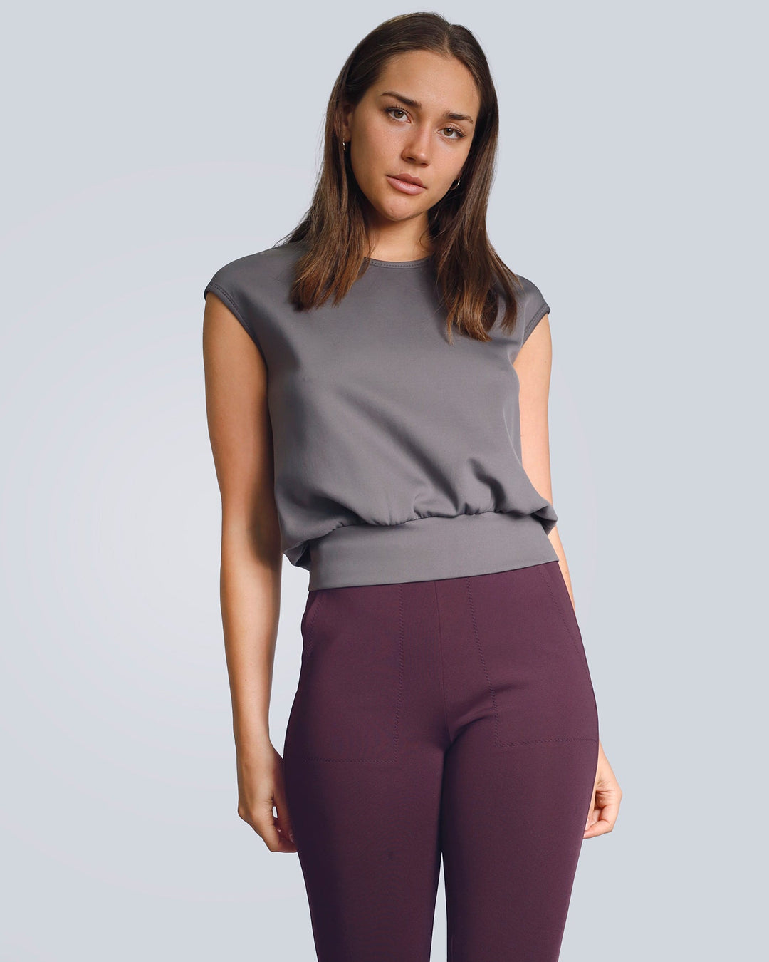 Maison Marie Saint Pierre | Top | OKA3 | Pewter | Pants | HILL | Plum