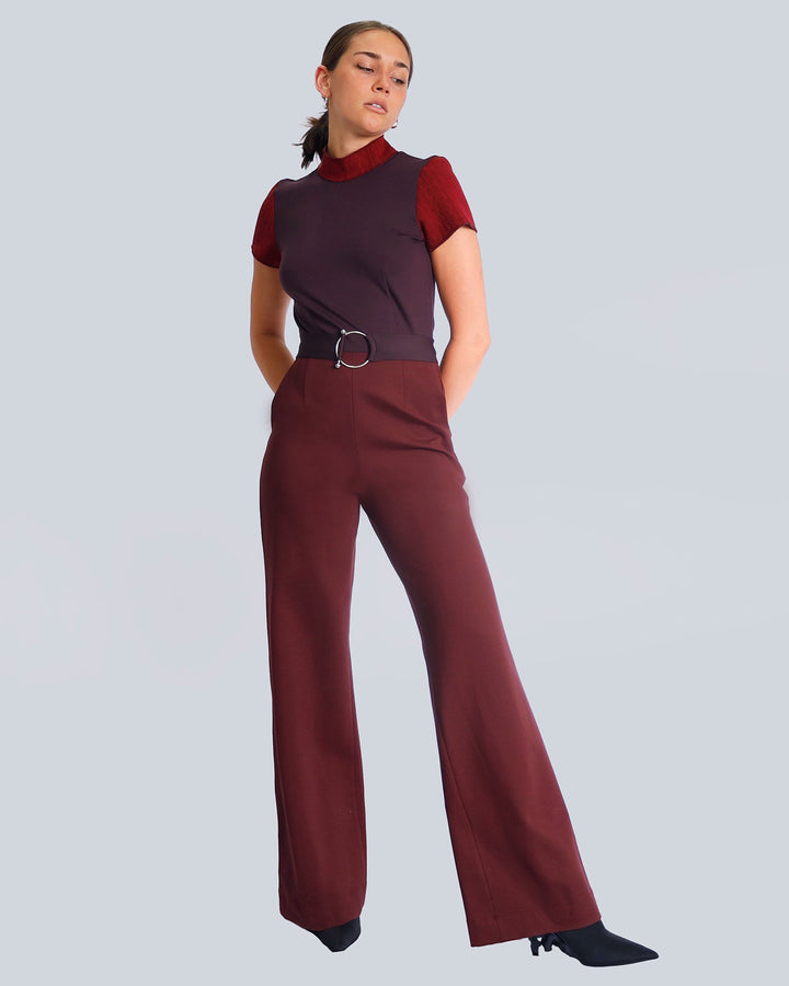 Maison Marie Saint Pierre | Jumpsuit | HEFZIBA | Garnet