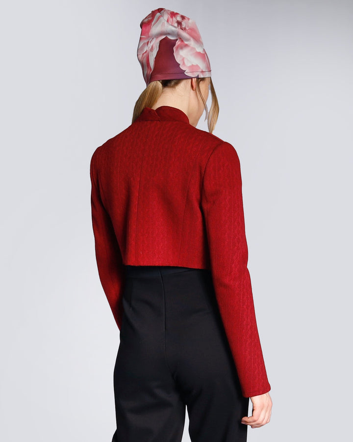 Maison Marie Saint Pierre | Jacket | HATTIE | Garnet