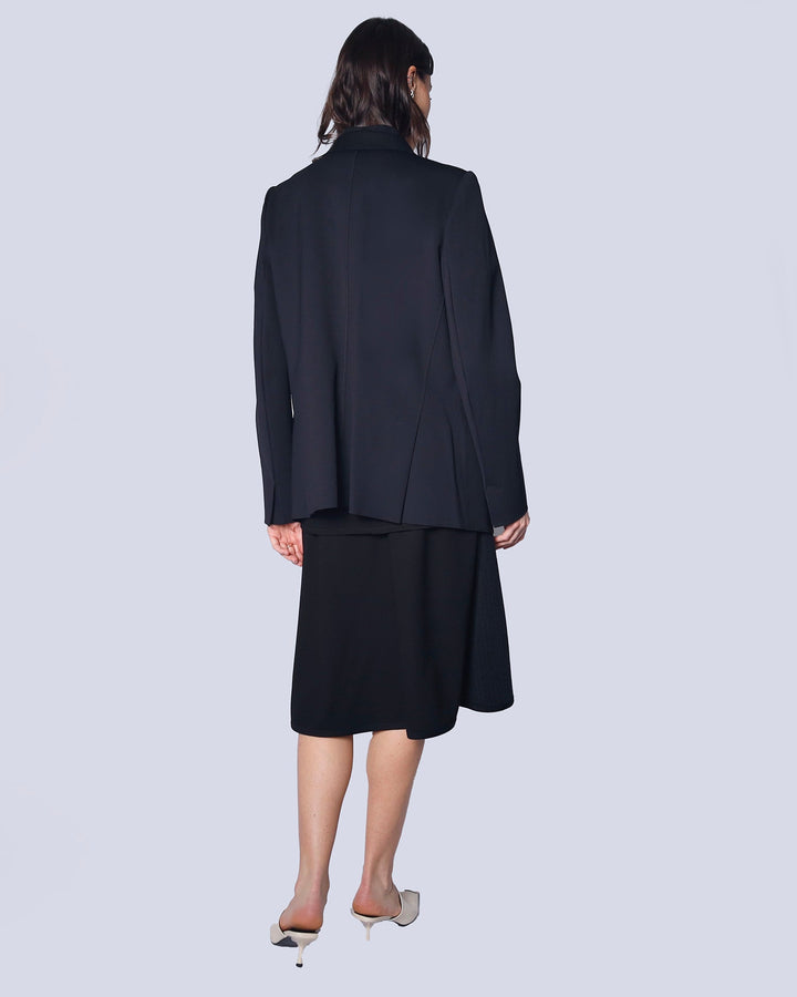 Maison Marie Saint Pierre | Jacket | HILDRED | Black | Skirt | HIZOR | Black | Brooch | HAMELOT5 | Plum