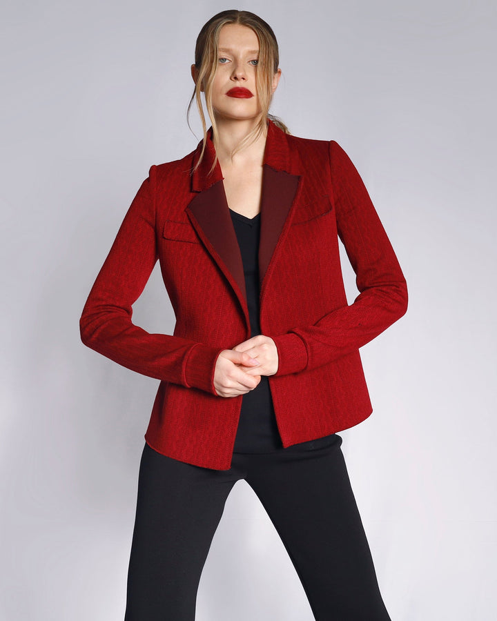 Maison Marie Saint Pierre | Jacket | HIROMI | Garnet | Pants | HINDY | Black