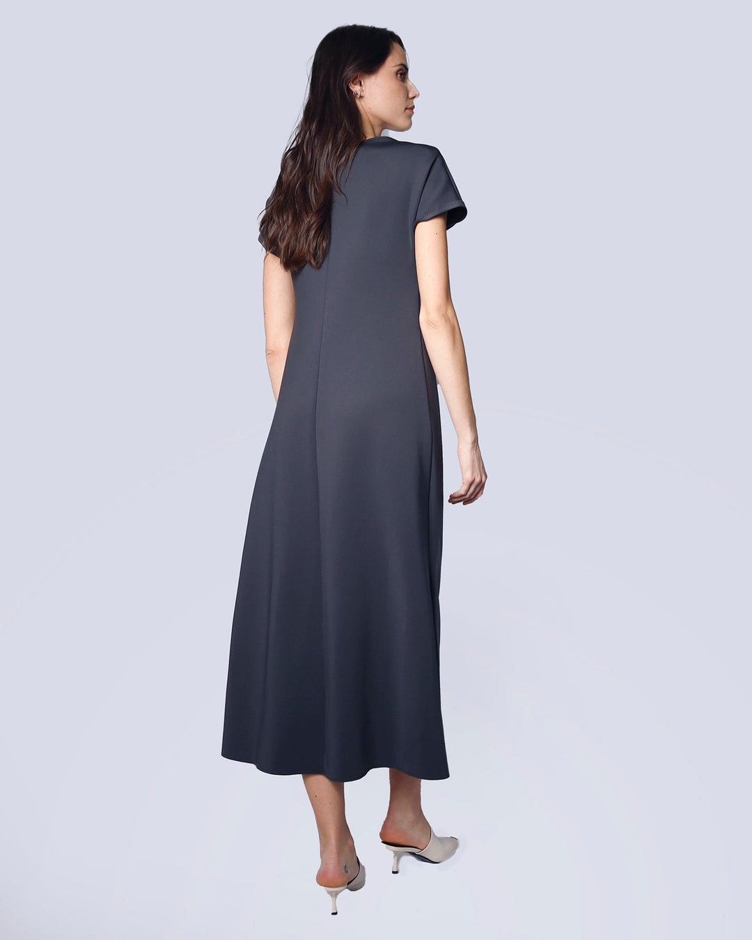 Maison Marie Saint Pierre | Dress | HILDA | Dark Charcoal