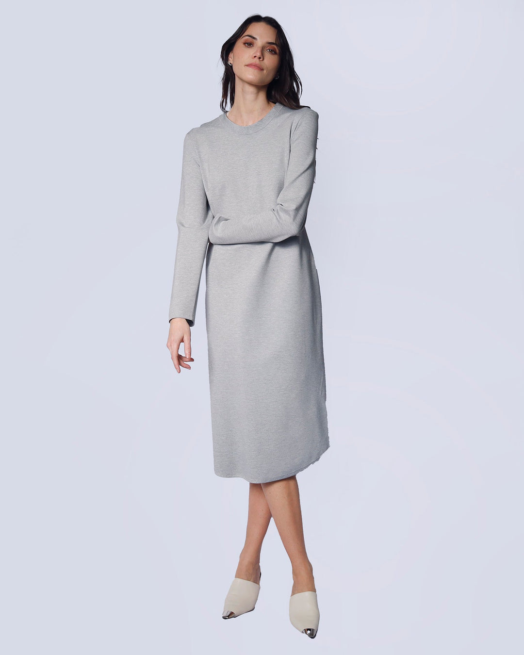 Maison Marie Saint Pierre | Dress | HERMILO | Light Grey Mixte