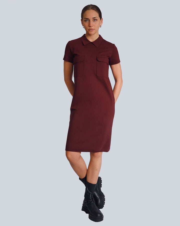 Maison Marie Saint Pierre | Dress | HONEY | Garnet