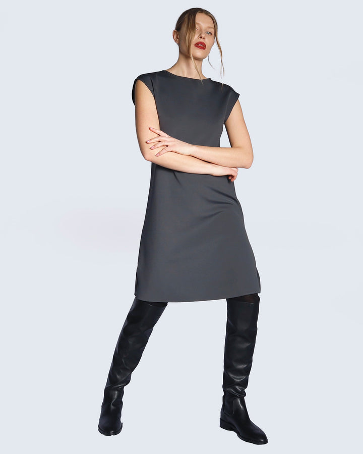 Maison Marie Saint Pierre | Dress | HEYWOOD | Dark Charcoal