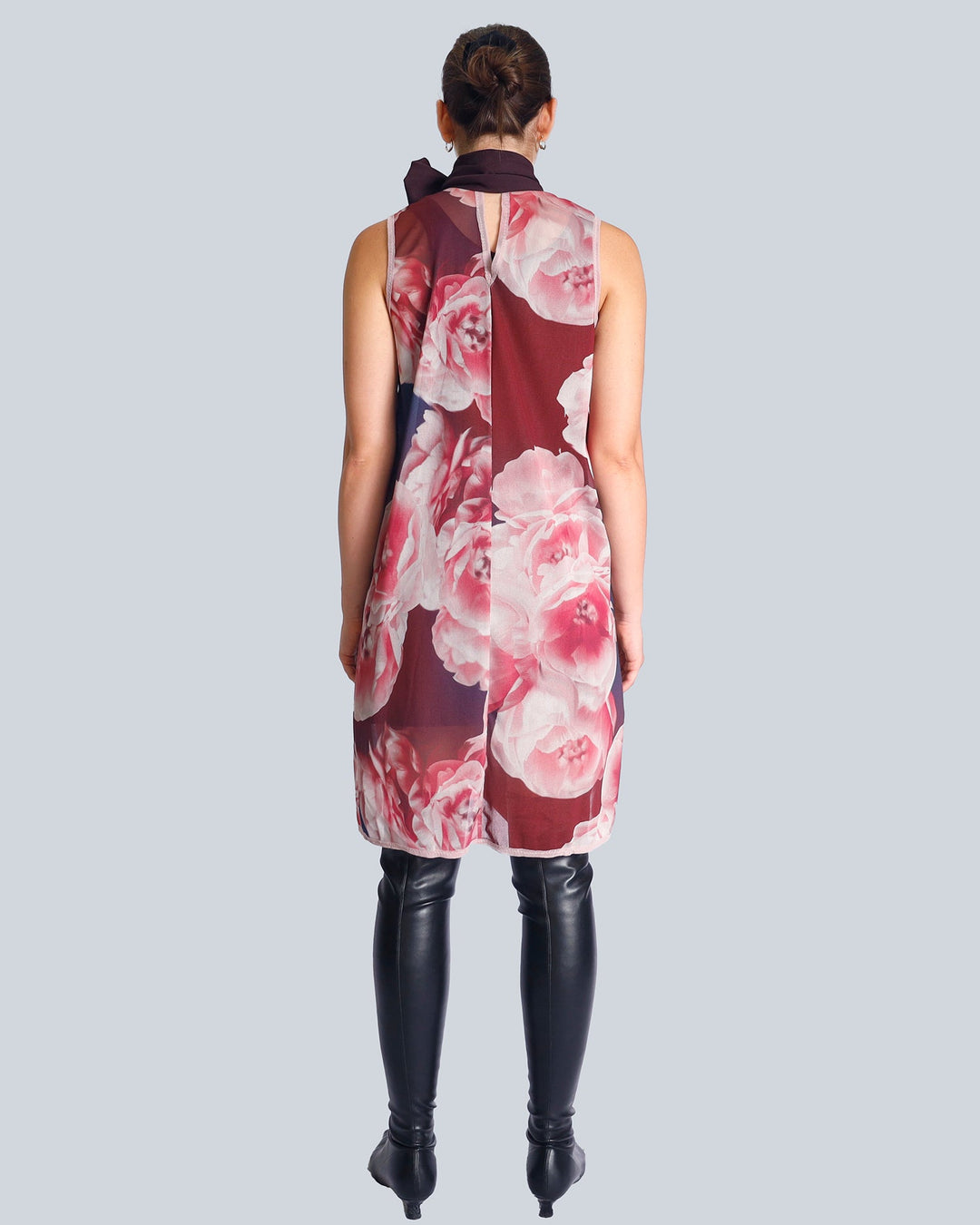 Maison Marie Saint Pierre | Dress | HAFID | Peonies | Plum