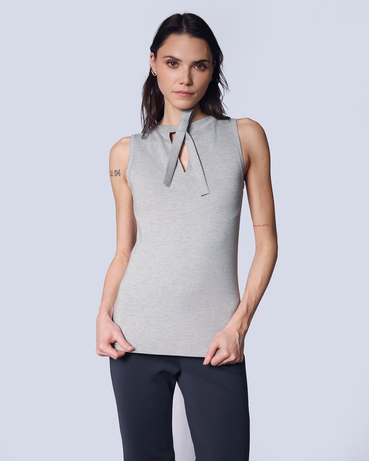 Maison Marie Saint Pierre | Top | HALSTON | Light Grey Mixte