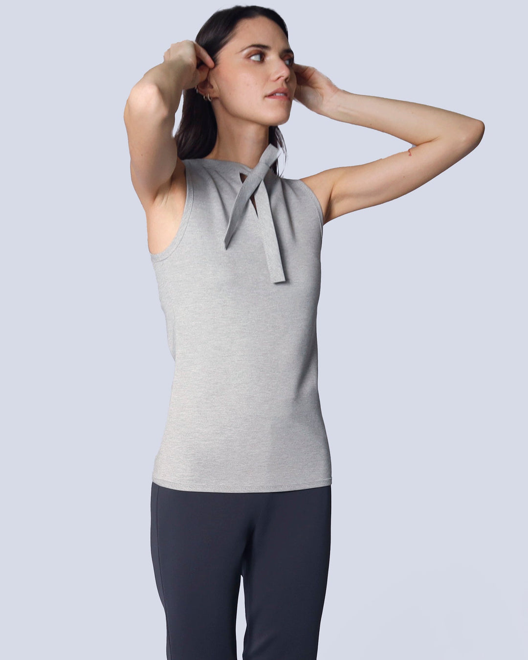 Maison Marie Saint Pierre | Top | HALSTON | Light Grey Mixte