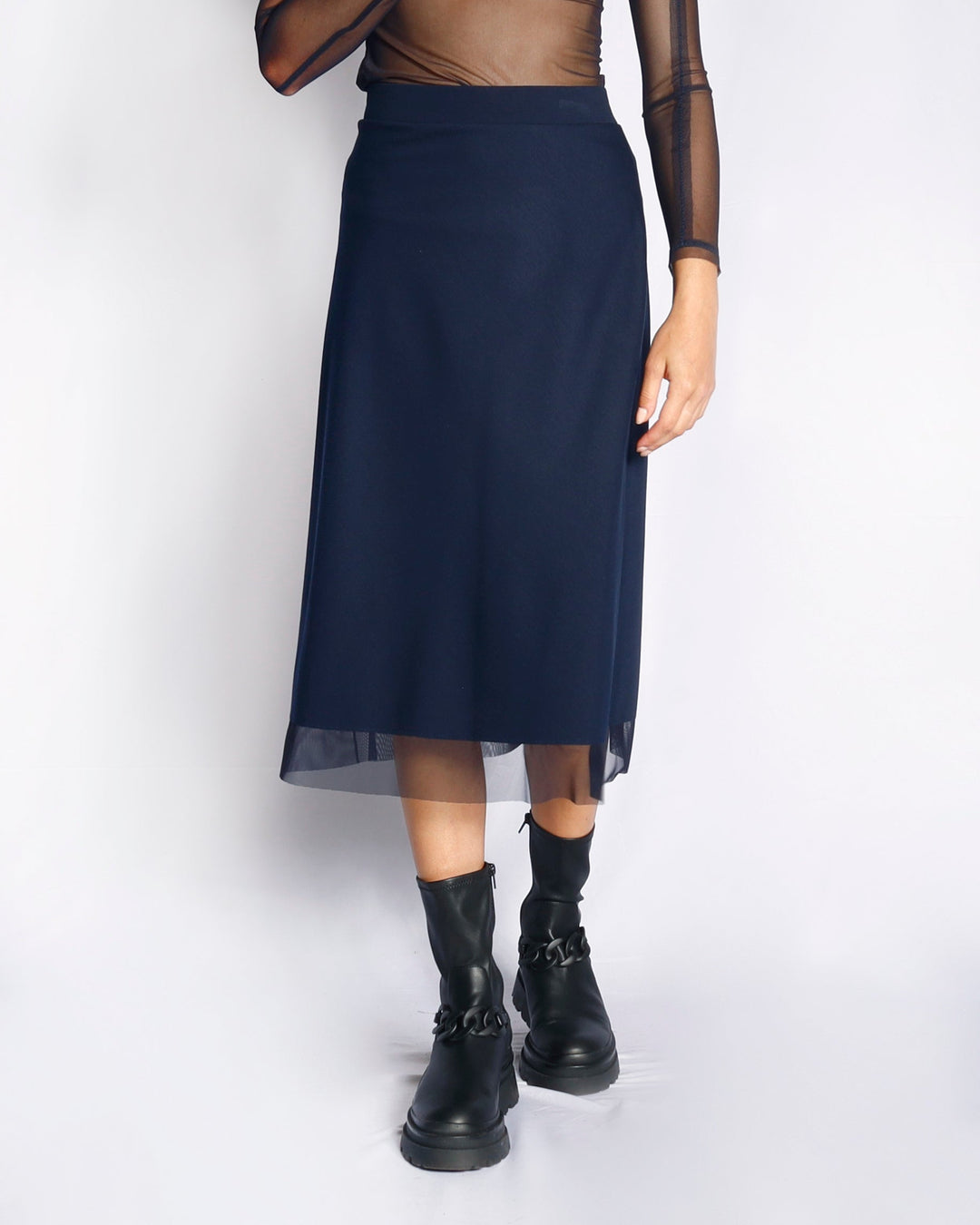 Maison Marie Saint Pierre | Skirts | Archy2 | Deep Blue