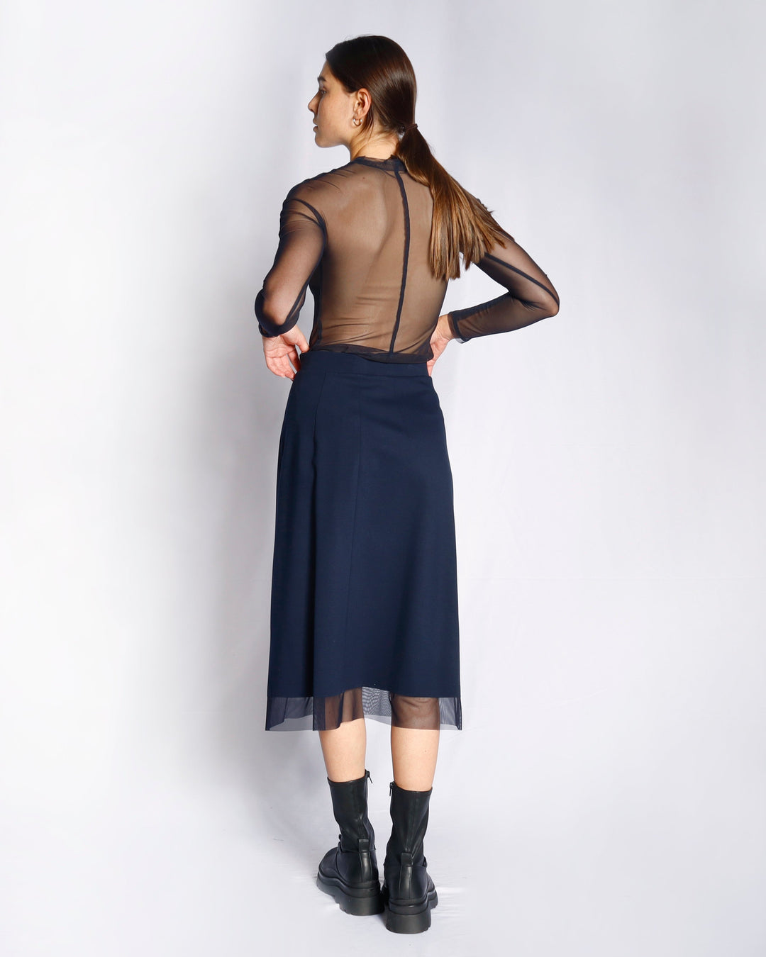 Maison Marie Saint Pierre | Skirts | Archy2 | Deep Blue