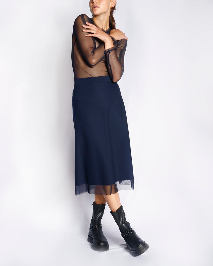 Maison Marie Saint Pierre | Skirts | Archy2 | Deep Blue