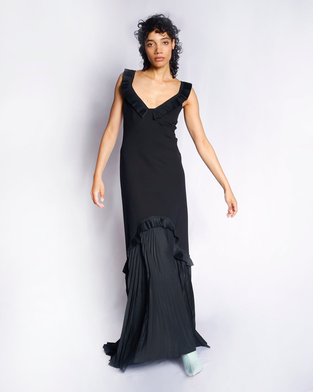 Dress ASAGAO | Black | Maison Marie Saint Pierre