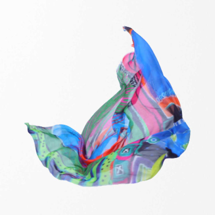 The Artist World Silk Modal Scarf