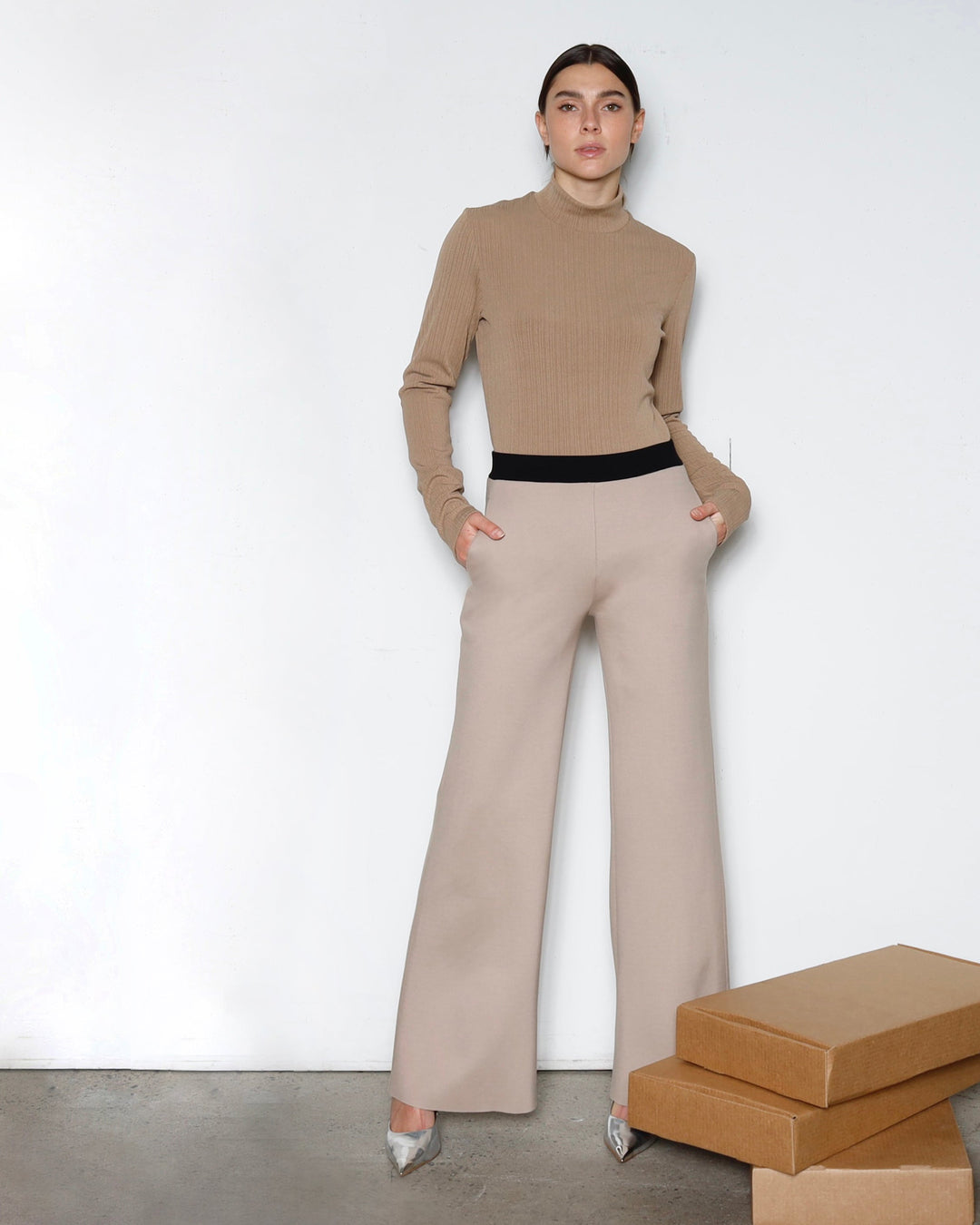 Maison Marie Saint Pierre | Pants | Beatrice | Fog