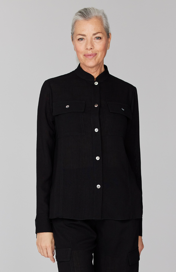 Microlinen Cargo Shirt