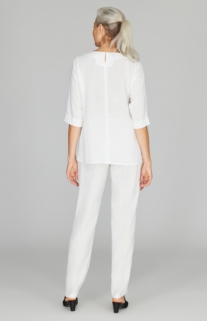 Microlinen Essential 3/4 Sleeve Blouse